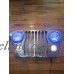 NEW - Jeep grill wall art, LED lights, multi colored -1970 jeep,man cave,4x4    201977686510